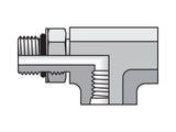 Parker Hannfin 6 AOG5JG5-SS CNG, Straight Thread Run Tee Fitting